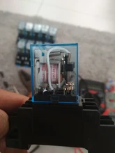 Relay-Switch Coil LED Generalelectromagnetic 110V 220V 12V Withsocket-Base HH52P Dpdtminiature