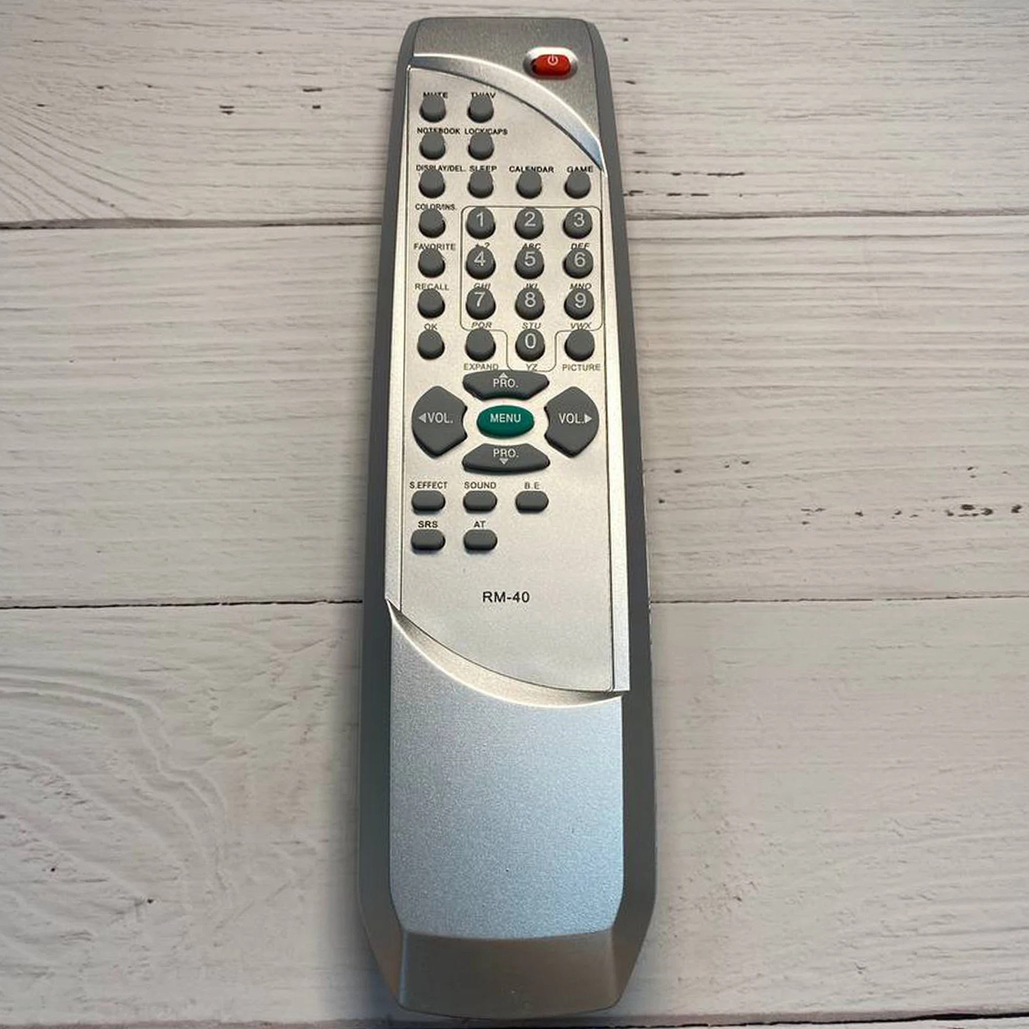 Remote Control Elenberg RM-40 (Sanyo) TV 2910 2910F CTV-1540 Akai 15CT53FS Cameron STV-2937 STV-2910F Sanyo CE29F06 CE29F60 Shivaki |