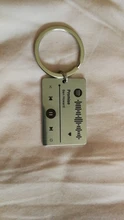 LLavero de código personalizado Spotify, joyería para amantes de la música, regalo para novia y novio