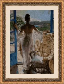 

CROSS STITCH KIT PANDATHREAD GREAT PAINTERS 32717