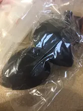 Aplicador de maquillaje negro, esponja supersuave, licuadora de polvo, base suave, contorno, difuminado