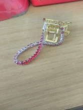 BRAVEKISS-Pulseras de tenis de piedras de circonia cúbica verde para mujer y hombre, joyería de moda, accesorios de fiesta de boda, 0.25ct, burbu0097b