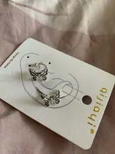 Clips de oreja de mariposa calados de Metal Vintage para mujer y niña, joyería Brincos sin Piercing, oreja de cartílago falsa