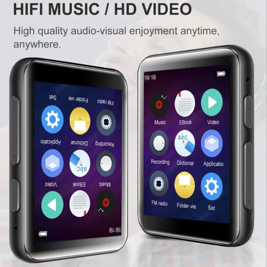 CHENFEC C5 металлический тонкий 16 Гб MP4 музыкальный плеер Bluetooth 1 8 дюймов с FM