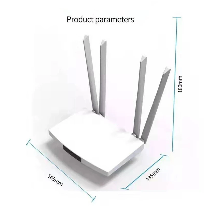 YLMOHO 4G LTE CPE/Router 300Mbps Gateway Unlock Wifi Router Hotspots 4G LTE FDD TDD RJ45 Ethernet Ports Sim Slot Antenna 32User