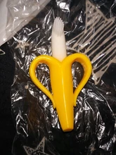 Cepillos dentales de entrenamiento de silicona para bebé, sin BPA, forma de plátano, mordedor seguro, juguetes para morder, anillo de dentición, regalo para mordedor de bebé