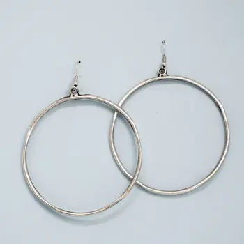 

Earrings jewelery rings (Lock-hook, jewelery alloy, silver) 53222