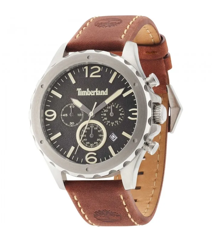 Часы TIMBERLAND WARNER, стальные часы CHRONO QUARTZ TBL.14810JS/02