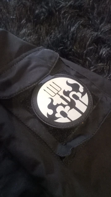 Reflect Light SCP Patches,light Reflecting Hook&loop Scp Badge for