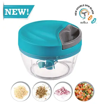 

Mini Manual Chopper Xtrem Max -3 from Berela with double Grio blades, 500 ml, 3 blades stainless Steel.