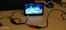 Screen Car-Monitor Rear-View-Camera Reverse Video-Input Tft Lcd 5inch Colorful HD 