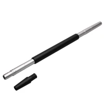 Металлическая рукоятка HA-122 для силиконового шланга кальяна, универсальный комплект с адаптером порта