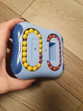 Cubo giratorio de inteligencia mágica para niños, juguete educativo con giroscopio para dedos