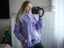 Hooded-Sweatshirt Women Hoodie Plus-Size Fleece Streetwear Winter for 320 Warm Colorful