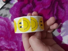 Pegatinas de coche para ordenador portátil, pegatina de retrato de cara sonriente, juguetes para niños, recompensa, pegatinas motivacionales para profesores, 500 Uds. Por rollo