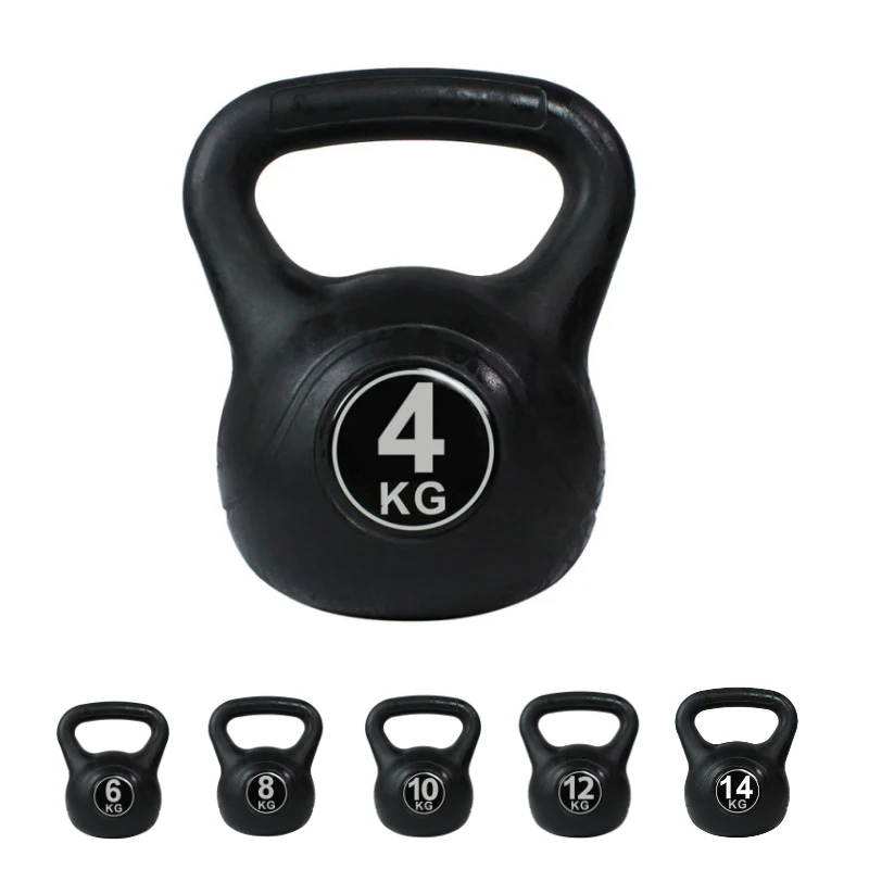 Kettlebell Russo Crossfit Peso, Con Rivestimento In Vinile 2-18 Kg, Spedizione Gratuita Dall'Europa
