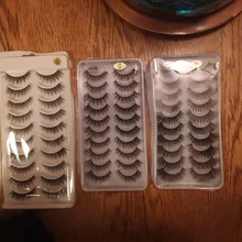 Pestañas postizas naturales, maquillaje largo 3d, extensión de pestañas de visón para belleza 54, 2/5/10 pares