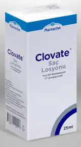 Clovate Saç losyonu 25 ml (% 0,05) Sedef hastalığı, liken hastalığı,alerjik reaksiyon ve egzama gibi cilt rahatsızlıklarında