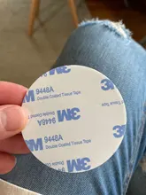 Cinta de espuma adhesiva de doble cara superfuerte 3M, soporte de fijación de montaje de puntos autoadhesivos, cinta adhesiva de montaje de dos lados, 10-100 Uds.