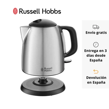 

Russell Hobbs Mini Adventure Kettle 24991-70 - brushed stainless steel, mini 1l design, fast boil, removable and washable filter