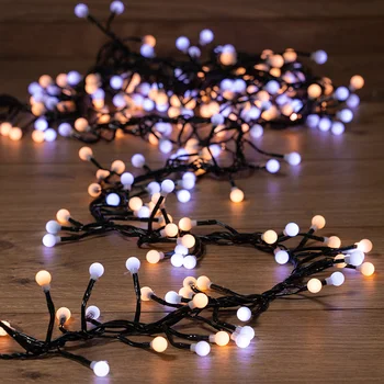 

Гирлянда Neon-Night «Мишура LED» 3 м, темно-зеленый ПВХ, 288 диодов, белый + теплый белый