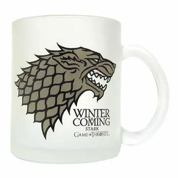 

Glass Cup translucent case Stark Game of Thrones