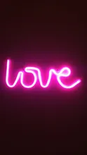 Sign-Lamp Battery-Box Nightlight Led-Neon-Lights Christmas Wedding Double-Powered Love-Shape