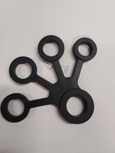 Expansor de mano de silicona para entrenamiento con los dedos, bandas de resistencia para fuerza, ejercicio de muñeca, Fitness, 1 Uds.