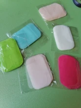 Jabón de viaje al aire libre, 300 Uds. De papel de lavado de manos, baño, limpieza, hojas de rebanada perfumadas, caja desechable, jabón portátil Mini de papel