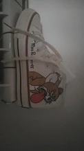 Zapatos con estampado de dibujos animados para mujer, alpargatas planas de lona con tacón grueso de diseñador, 2021