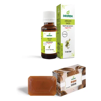 

Organic Argan Oil + Natural Argan Soap (2 in 1)