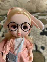 Doll-Glasses Bjd-Doll Retro Fashion Lensless Accessories for 1/6 30cm 2PCS Round-Frame