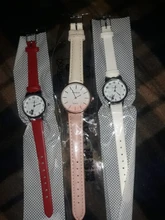 1PC de moda para chicas de cuero niño horas gato negro reloj pulsera de cuarzo estudiantes niños Rosa Reloj análogo reloj relojes de pulsera