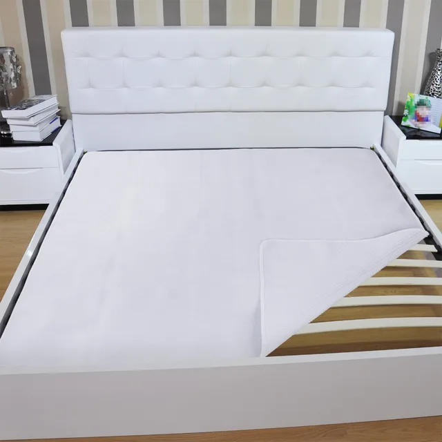 White Polyester ANTI SKID NON SLIP Mattress Protector Pad Underlay Bed Slat  Mat, Handwash, Thickness: 1