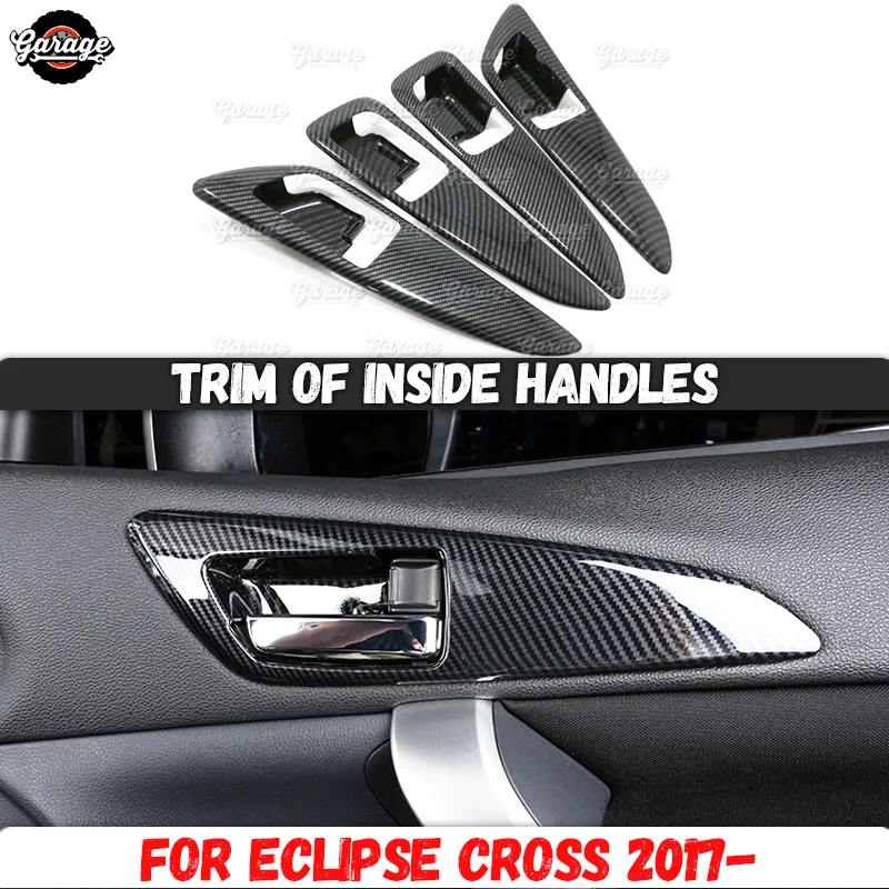 Накладка на внутренние ручки для Mitsubishi Eclipse Cross-ABS пластик, 1 комплект/4 шт., украшение для автомобиля
