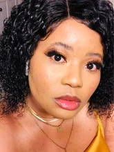 Pelucas de cabello humano con cierre Frontal para mujer, postizo de encaje de 5x5 con ondas profundas brasileñas de 30 pulgadas, color Natural con agua rizada