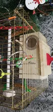 Nests-Box Bird-Cage Breeding-Box Wooden Pet-House-Supplies Parrot Warm Travel Portable
