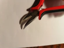 Alicates de punta curva para extensión de cabello, herramienta de Clip para Micro anillos/enlaces/cuentas y extensión de pelo de plumas