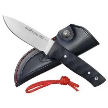 

Knife Muela Kodiak KODIAK-10SV.M steel blade Sandvick 14C28N 10 cm and black micarta grip.