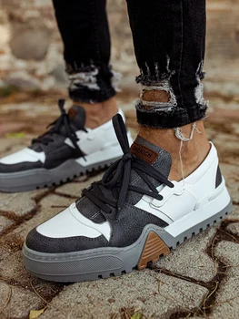 

Chekich CH067 ABT Man Shoes Anthracite/White , High Quality 100% Vegan Leather Men Casual Shoes. Shoe, Sneaker , Van , Air , Basket , Flip , Trainer , Chaussure, Laofer , Gel , Young Man , Chaussures De Jeunes Hommes