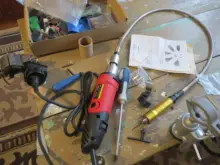 Minitaladro eléctrico de 480W, herramienta de mano rotativa, grabador, pluma amoladora, con estilo Dremel