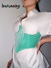 

Instunning Sexy Women's Velvet Corset Vintage Solid Underbust Waist Black Bustier Body Slimming Wide Belts Dress Accessories