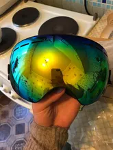 Ski-Goggles Mask Snow PHMAX Glasses Anti-Fog Double-Layers Winter Men with UV400 Outdoor