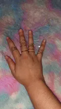 Rings for Crystal-Rings-Set Jewelry Geometric 17KM Trendy Women Gifts Gold-Color Bohemian