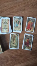 Cartas de Tarot Golden Art Nouveau, guía mística, división de entretenimiento, soportes de juego de mesa, venta al por mayor, 78 hojas/caja