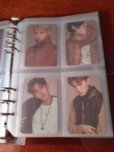 10 Uds PVC A5A6A7 de almacenamiento transparente tarjeta titular carpeta anillos Notebook 6 agujero bolsas documento postal Banco accesorios de planificador