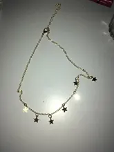 Gargantilla Bohemia para Mujer, cadena de Color dorado y plateado, Gargantilla de estrellas, joyería Kolye, Gargantilla