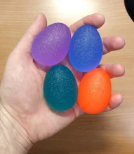 Bola de agarre de mano de silicona para hombre y mujer, ejercitador de fuerza en el músculo, recuperación, entrenador