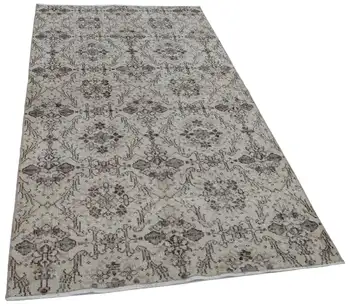 

118x210 Cm Beige Handmade Overdyed Rug-4x7 Ft