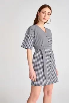 

Trendyol Belted Shirt Dress TWOSS20EL0608